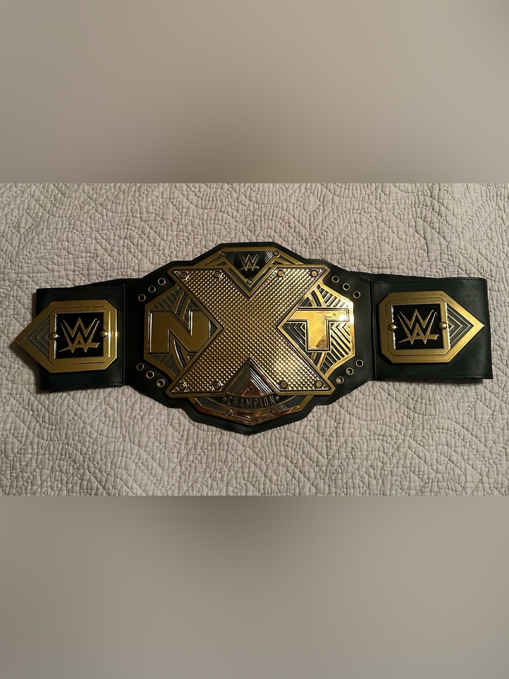 WWE NXT Championship Replica Belt - Gold & Black Plate